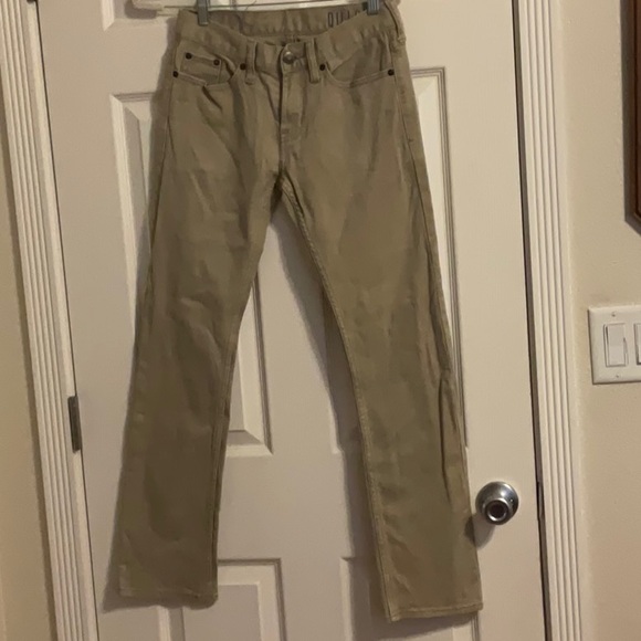 Bullhead young men’s jeans bundle. 2 blue jeans 100 percent cotton, 1 tan jeans - Picture 14 of 16